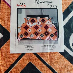 GLACE COTTON BEDSHEET SET - 1+2 LAVANYA (LB)