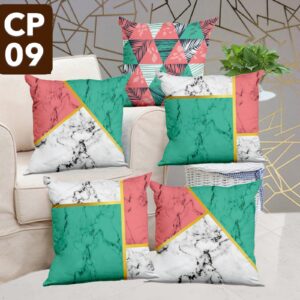 Digital Print Criss Cross Cushion Covers 16x16 – Set of 5