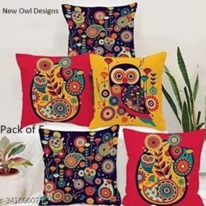CUSHION COVER - PRINTED OWL
