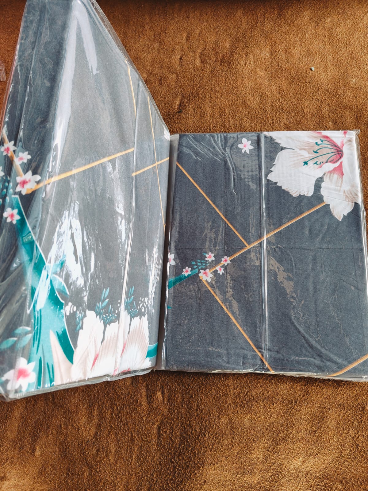 COTTON BEDSHEET BOOKFOLD - 1+2 SET (BB12)