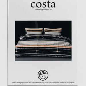 COTTON BEDSHEET BOOKFOLD - 1+2 SET (BB13)