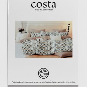 COTTON BEDSHEET BOOKFOLD - 1+2 SET (BB09)