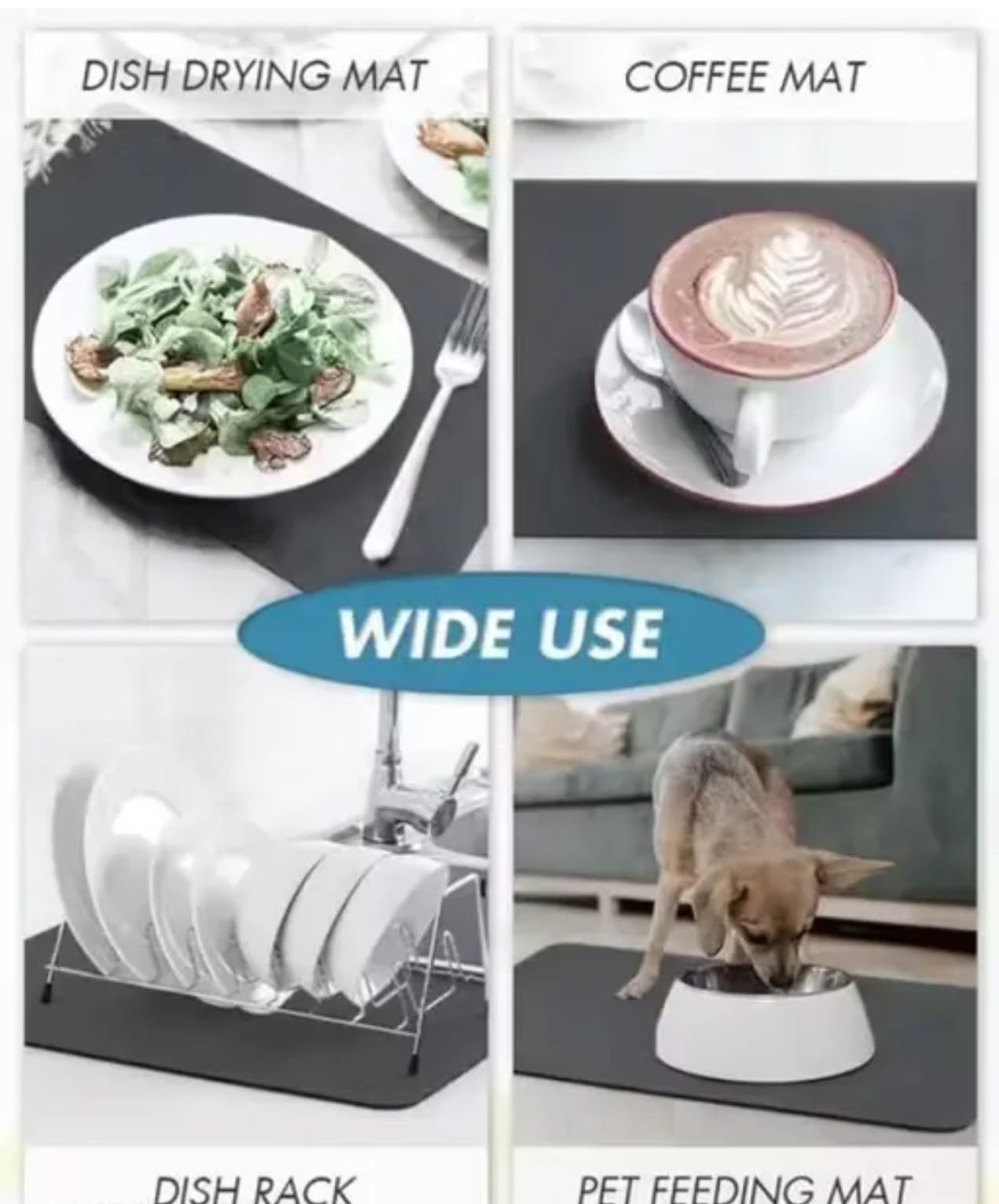 KITCHEN SINK MAT - 40 CM X 30 CM (KE1)