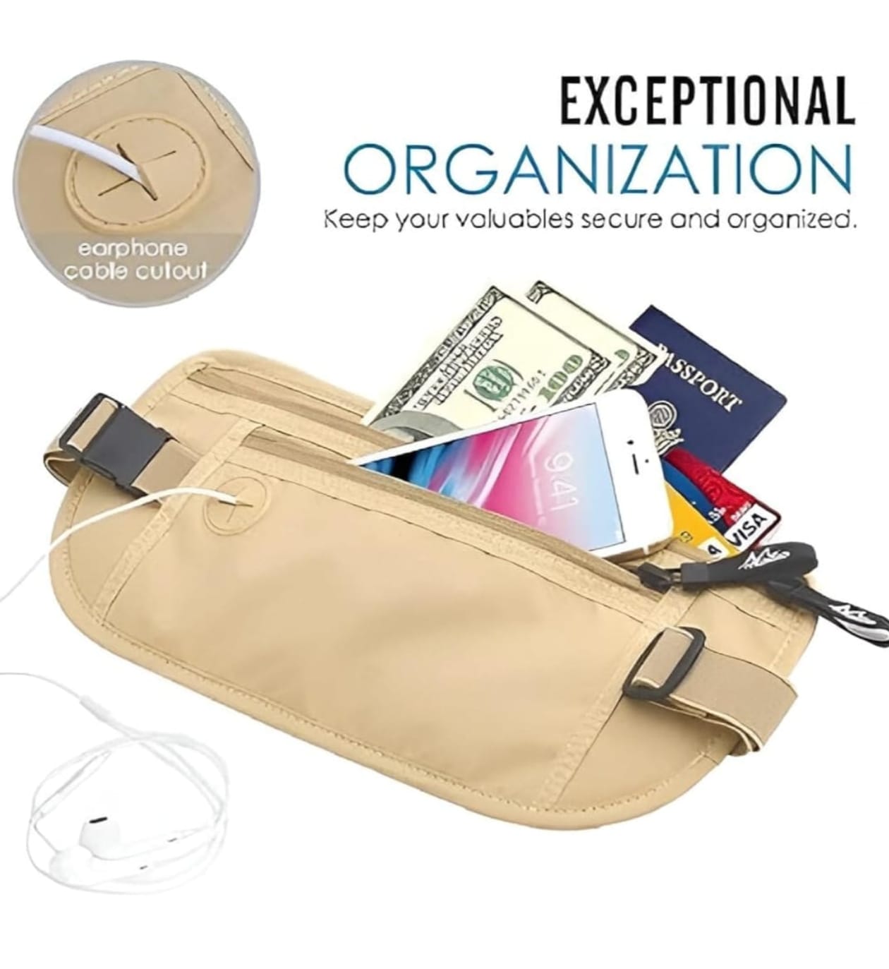 Hidden Sling Bag – Anti-Theft & RFID Protected (MB1)