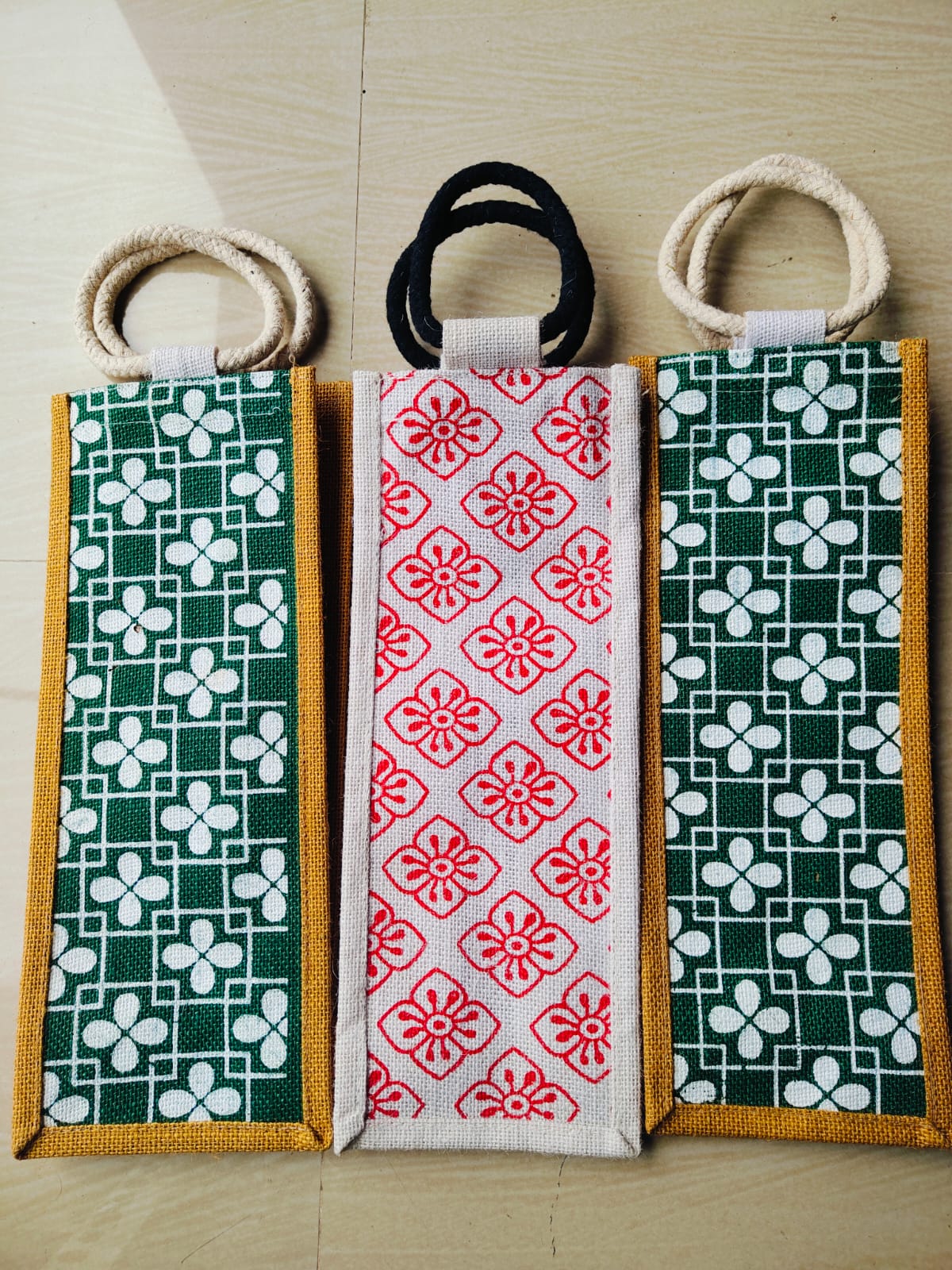 Jute Water Bottle Cover (14 INCH X 5 INCH) - DL01